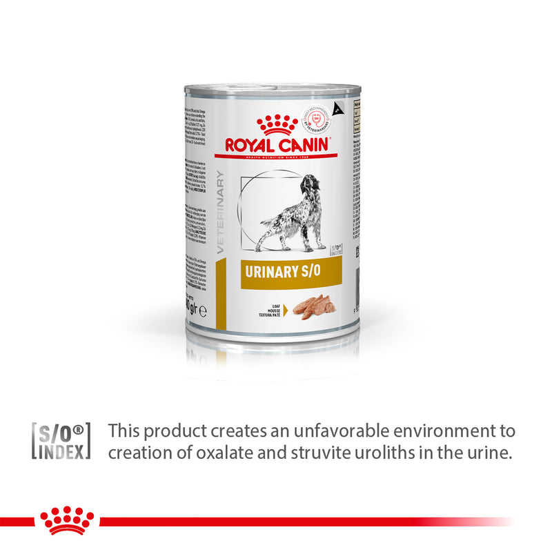 Royal Canin Veterinary Urinary S/O Veterinary Diet Dog Wet Food - 410 g - Heads Up For Tails