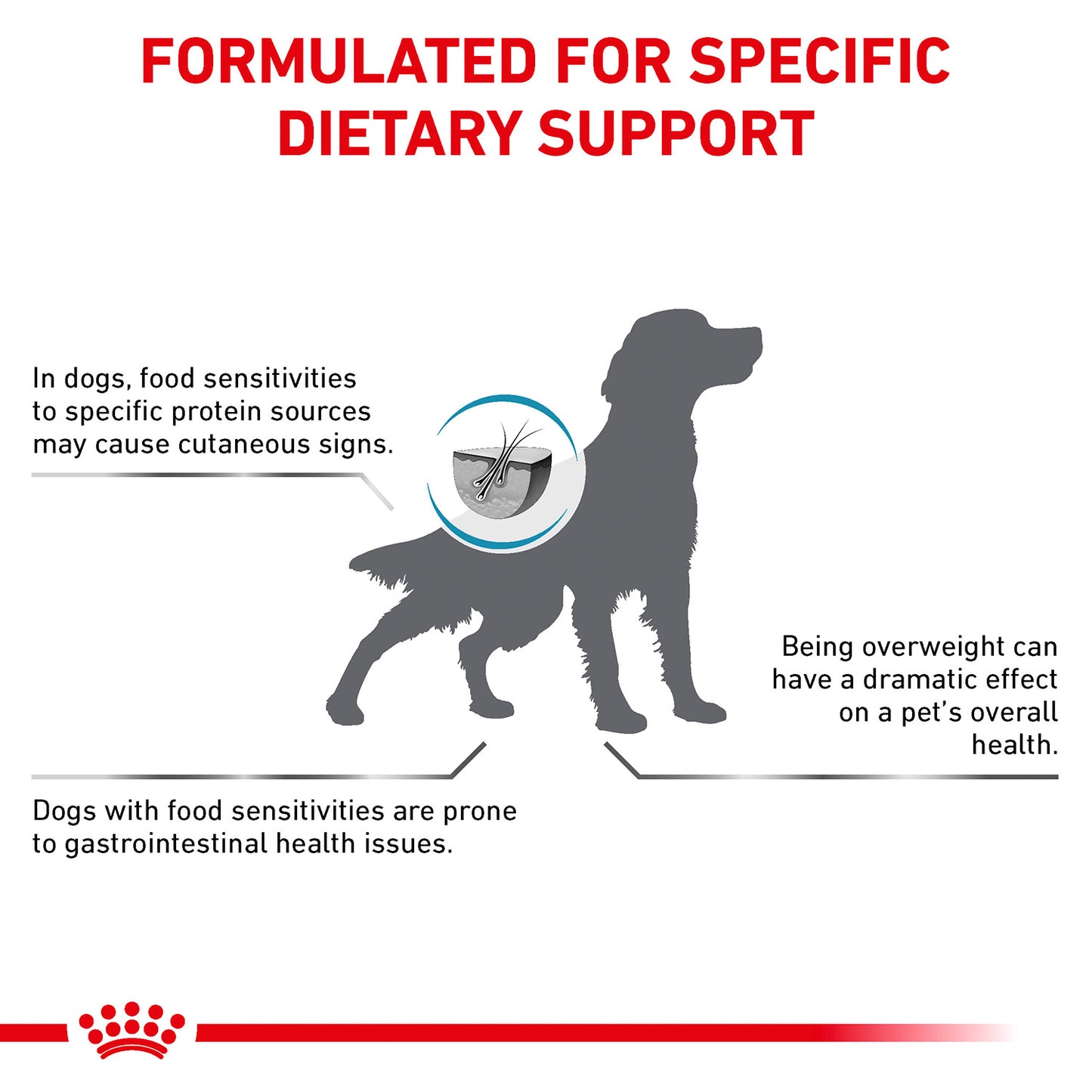 Royal Canin Veterinary Hypoallergenic Moderate Calorie Dry Food For Dog - 7 kg - Heads Up For Tails