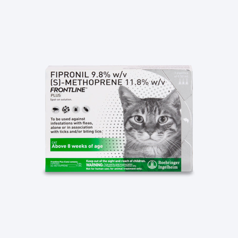 Frontline Plus Spot On Flea & Tick Solution For Cats & Kitten (Above 8 Weeks)_01
