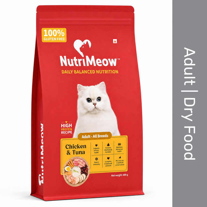 Nutrimeow Chicken & Tuna Dry Food For Adult Cat
