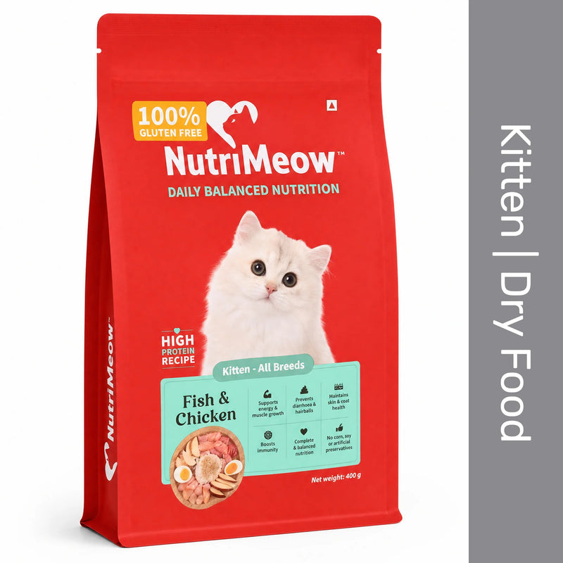 Nutrimeow Chicken & Fish Dry Food For Kitten