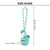 Trixie Dentafun Natural Rubber On A Rope Nat Rub Toy Mintfresh For Dogs - Green - 7 X 24 cm_04