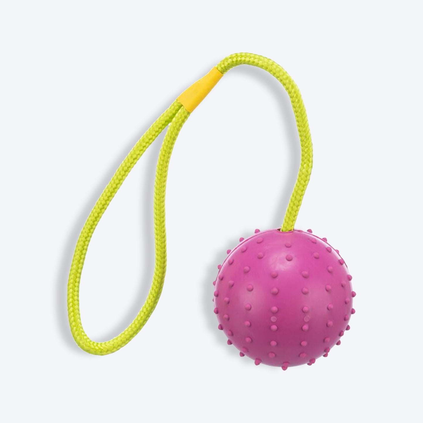 Trixie Ball On A Rope Natural Rubber With Sound Fetch Dog Toy - Assorted_03