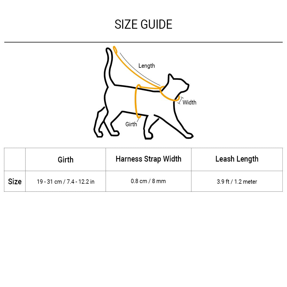 Trixie 2025 harness sizing