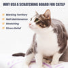 Trixie Scratching Board On A Roll With Catnip Cat Scratcher - Black - Heads Up For Tails