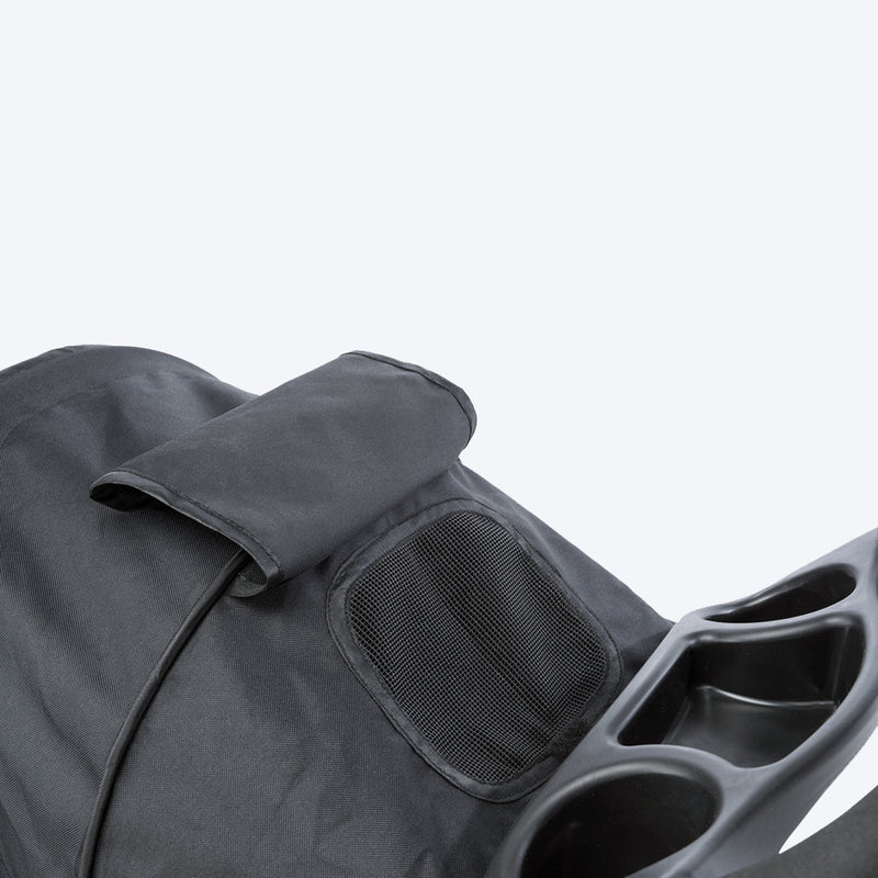 Trixie Black Buggy Hold Upto 11 kg 80 X 47 X 100 cm - Heads Up For Tails