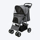 Trixie Grey Buggy For Dog - Hold Upto 15 kg (47 x 100 x 80 cm)