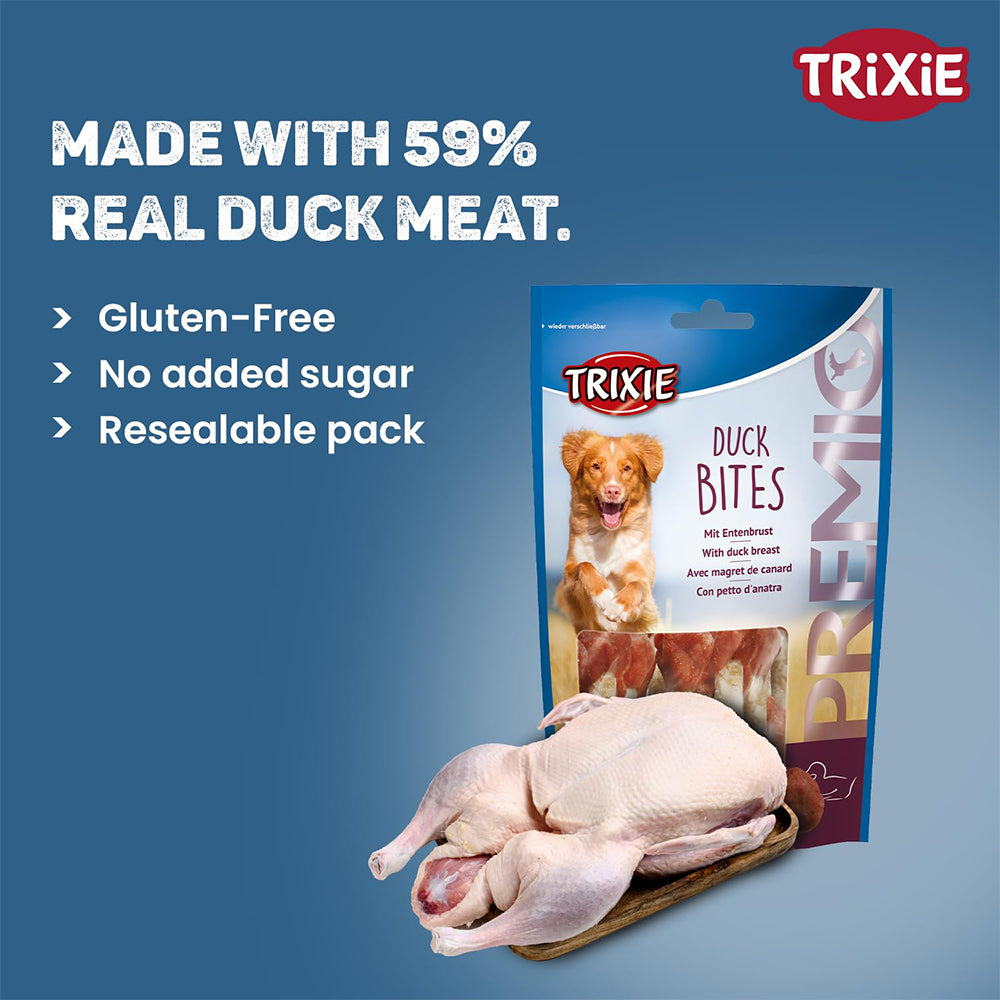 Trixie Duck Bites Gluten Free Treats For Dog - 80 gm