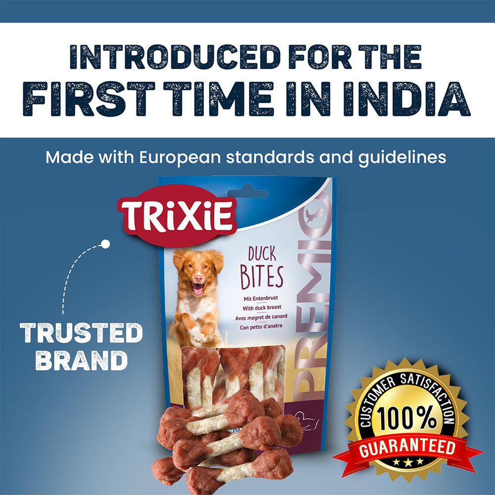 Trixie Duck Bites Gluten Free Treats For Dog - 80 gm