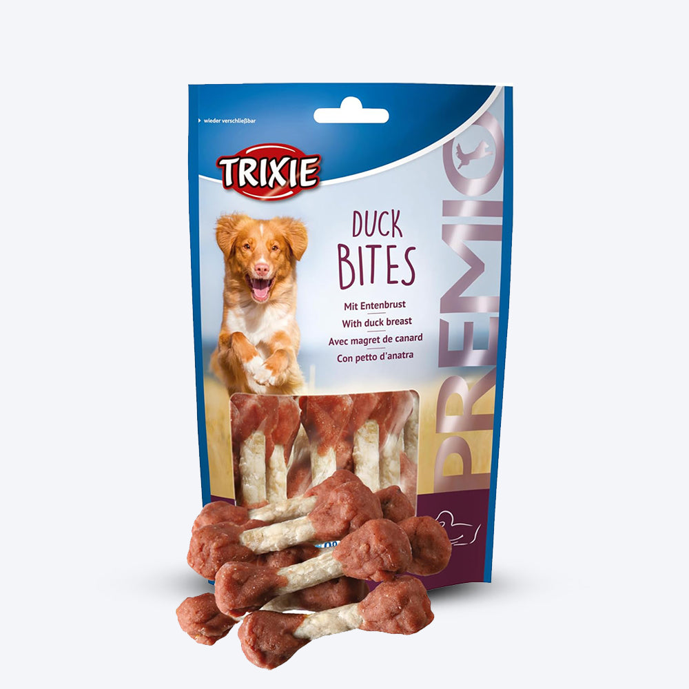 Trixie Duck Bites Gluten Free Treats For Dog - 80 gm