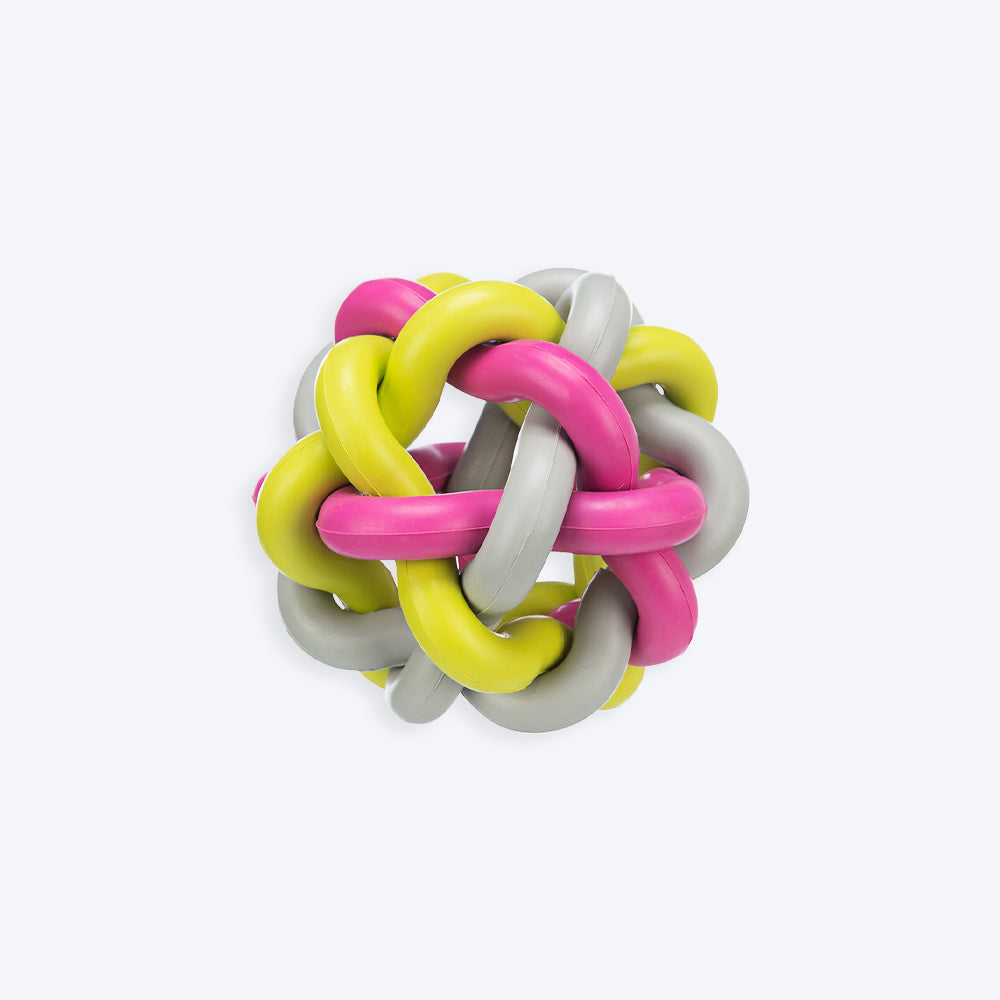 Trixie Knotted Ball Chew Toy For Dog - Multicolor_02