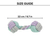 Trixie Junior Dumbbell Rope Toy For Dog - 22 cm - Heads Up For Tails