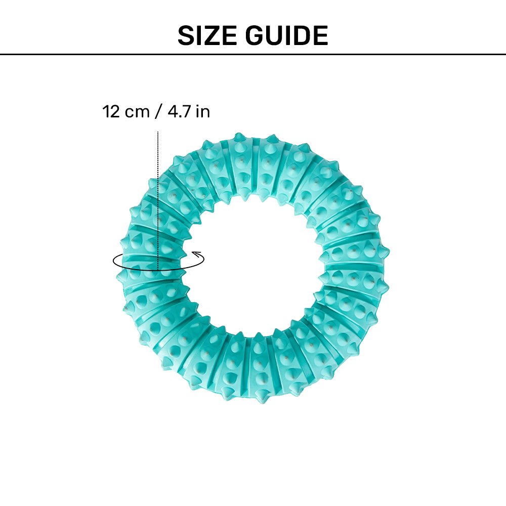 Trixie Natural Denta Fun Ring, Mint Flavour Dog Toy - 12 cm_03