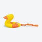 Trixie Aqua Duck On A Rope With Sound Plush Dog Toy - Yellow_02