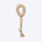 Trixie Playing With Ring Rope Toy For Dogs - Beige - Heads Up For Tails