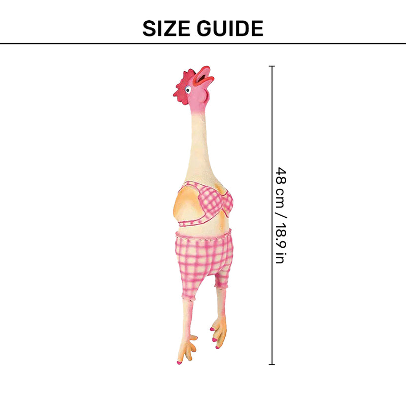Trixie Hen Latex Dog Interactive Toy with Original Animal Sound - 48 cm_05
