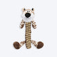 Trixie Tiger Robust & Plaited Body With Sound Plush Dog Toy - Brown - 32 cm - Heads Up For Tails