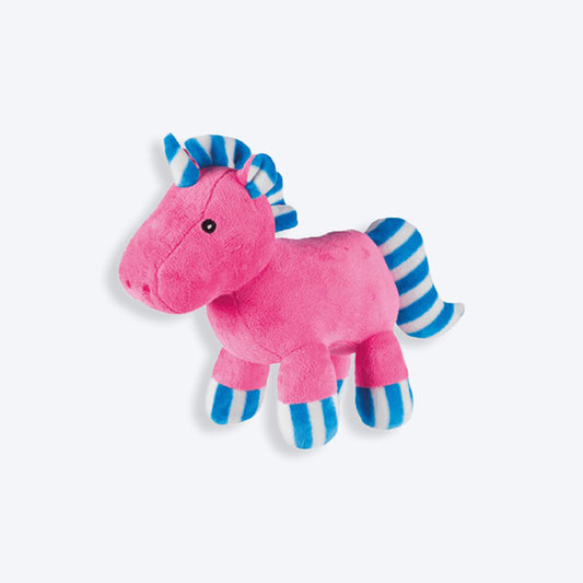 Trixie Unicorn With Sound Plush Dog Toy - Pink - 28 cm - Heads Up For Tails