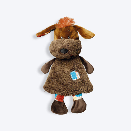 Trixie Dog Shape With Sound Plush Toy For Dog - Brown - 28 cm - Heads Up For Tails