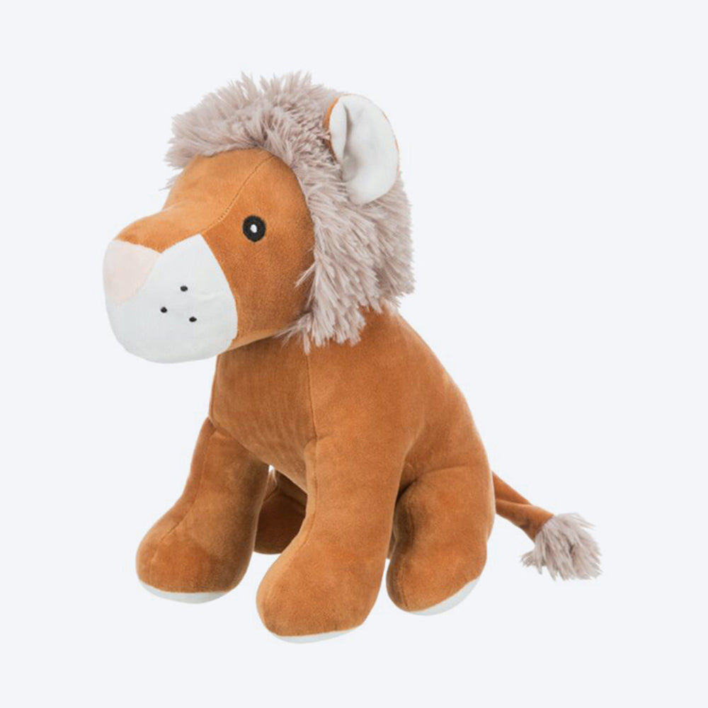 Trixie Lion Plush Dog Toy - Brown - 36 cm - Heads Up For Tails