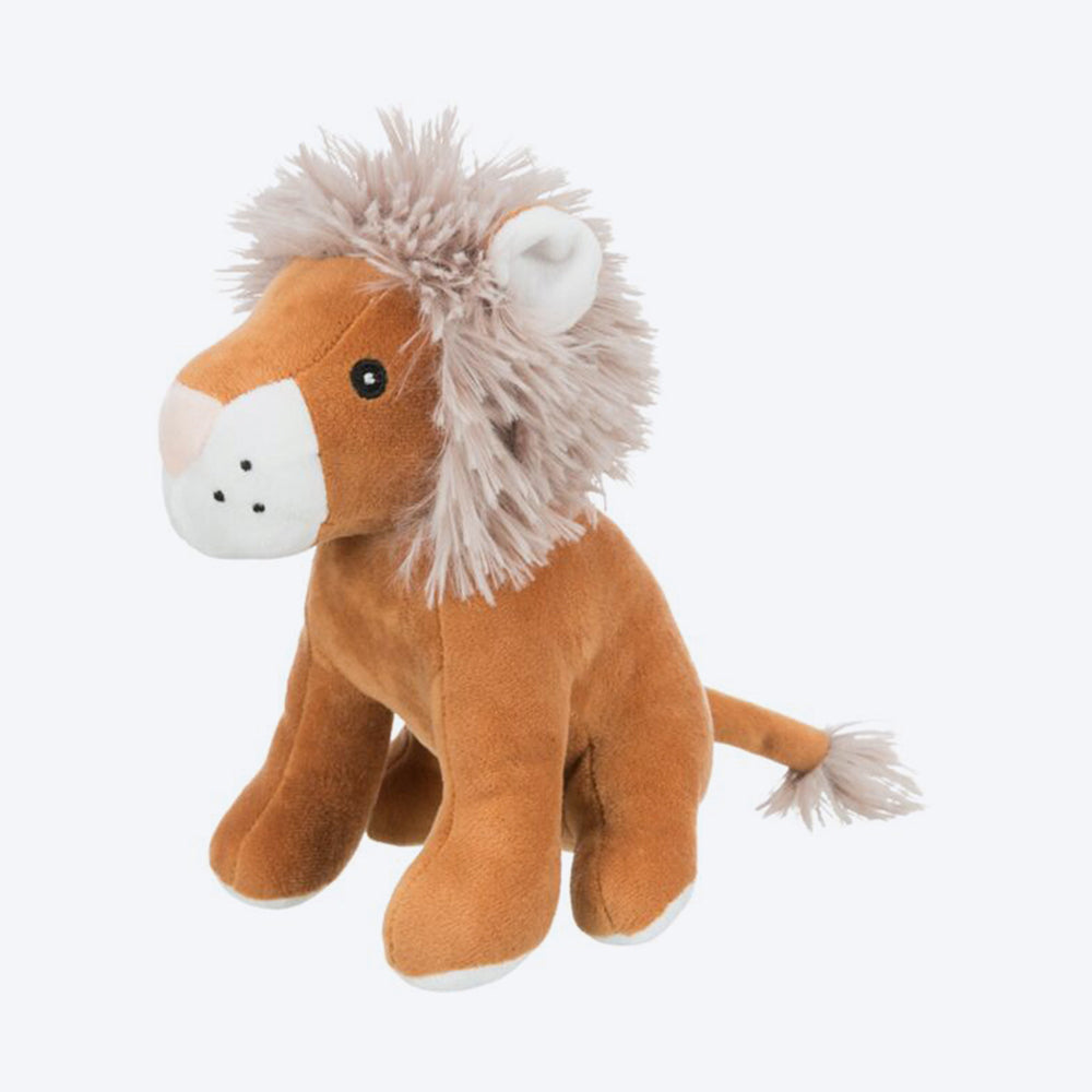 Trixie Lion Plush Dog Toy - Brown - 36 cm - Heads Up For Tails