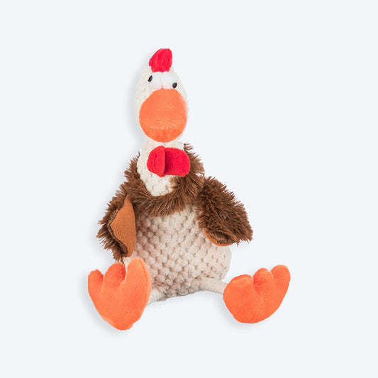 Trixie Rooster With Sound Plush Toy For Dog - White - 22 cm_01