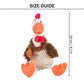 Trixie Rooster With Sound Plush Toy For Dog - White - 22 cm_04