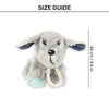 Trixie Junior Dog With Rope & Sound Plush Toy For Dogs - Grey - 24 cm_07