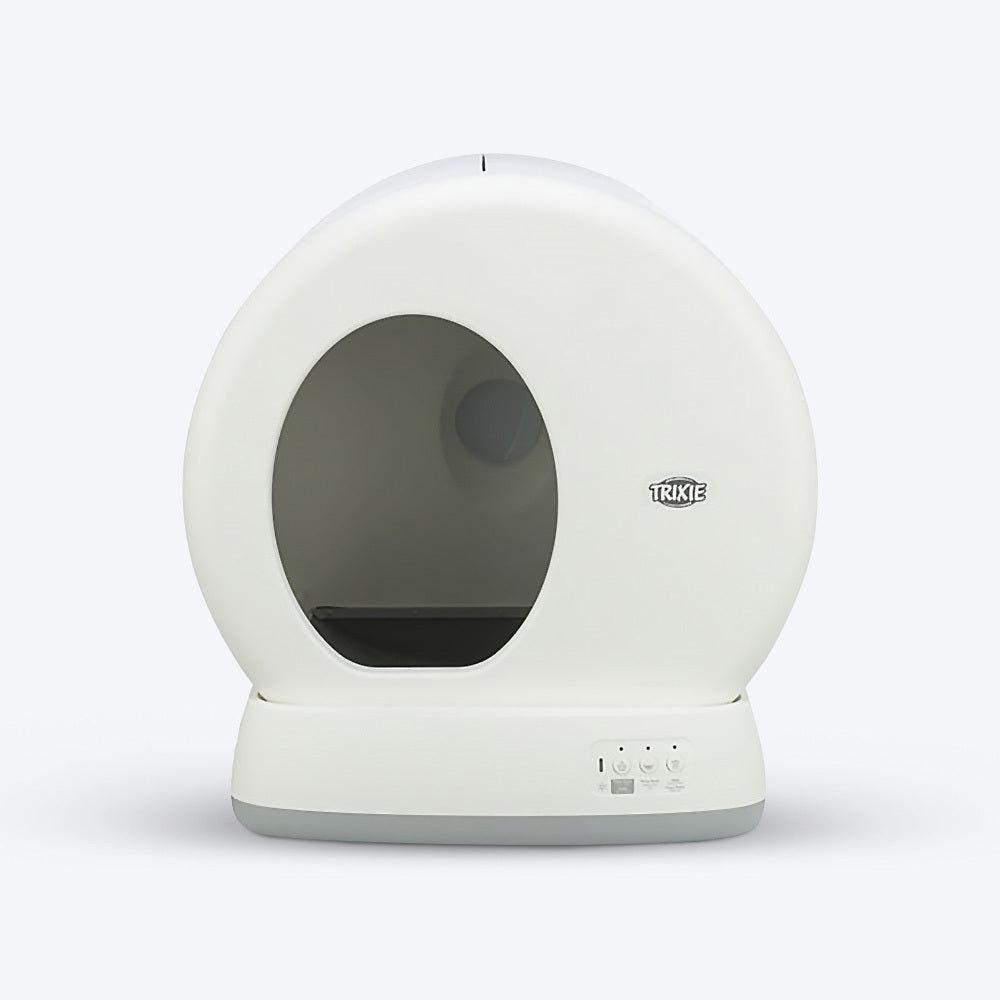Trixie Self-Cleaning Litter Tray For Cat - White - 55.5 x 53 x 52 cm