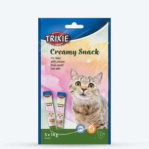 Trixie Creamy Snack Chicken Treat For Cat - 70 g - Heads Up For Tails