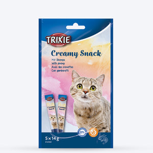 Trixie Creamy Snack Shrimp Treat For Cat - 70 g - Heads Up For Tails