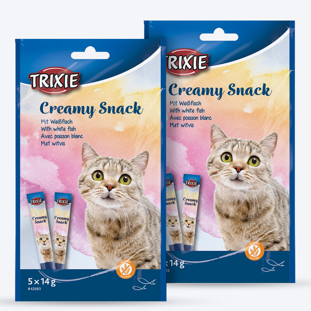 Trixie Creamy Snack White Fish Treat For Cat - 70 g