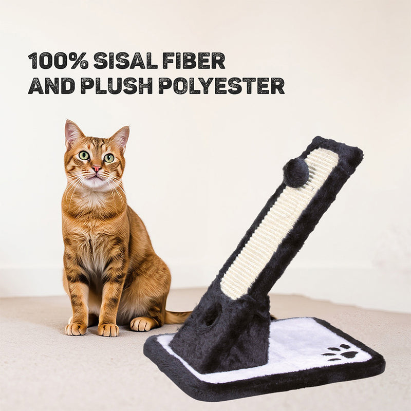Trixie Scratching Cat Mat - Black & Cream - Heads Up For Tails
