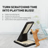 Trixie Scratching Cat Mat - Black & Cream - Heads Up For Tails