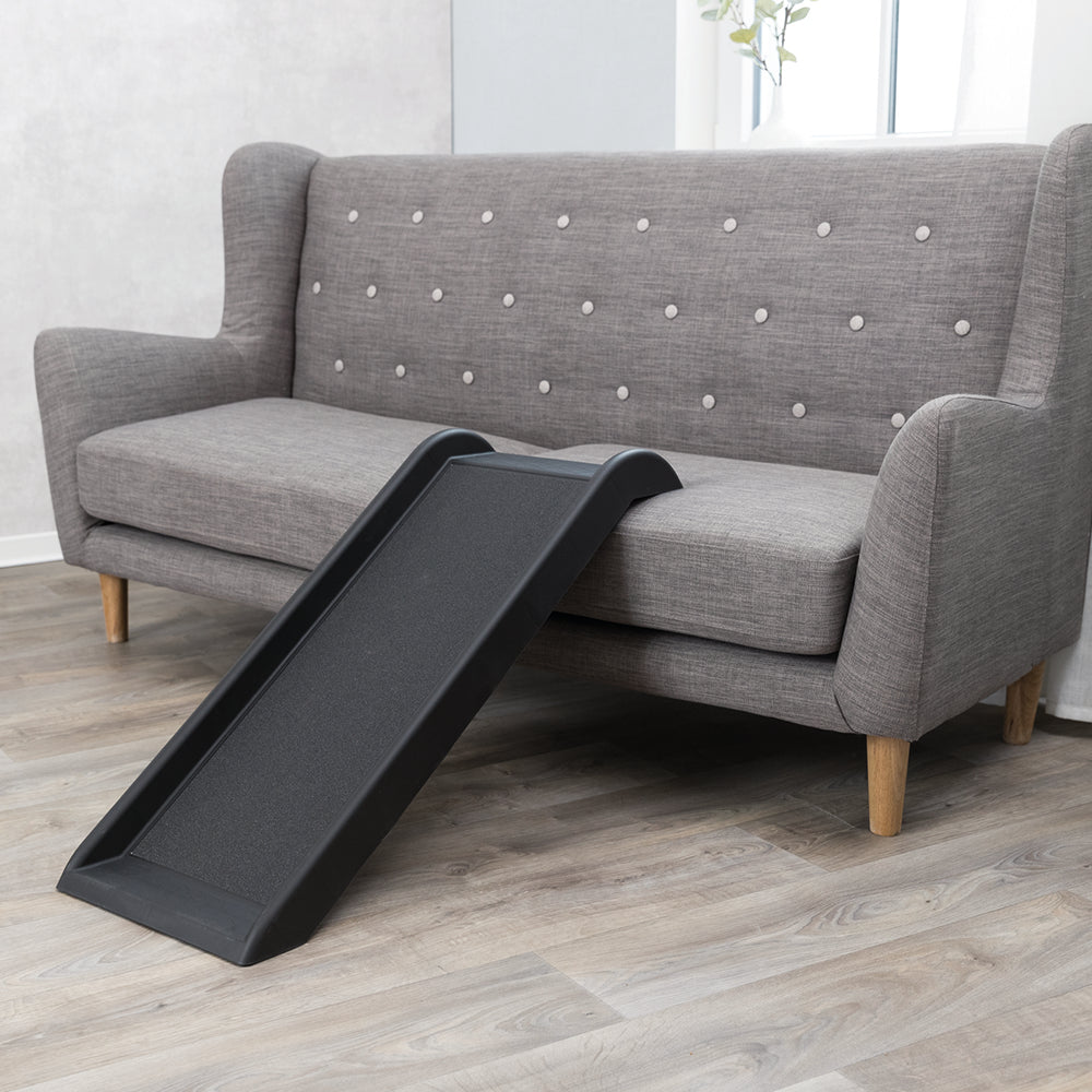 Trixie Black Ramp Plastic 38 X 100 cm - Hold Upto 50 kg - Heads Up For Tails