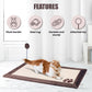 Trixie Scratching Cat Mat With Toy - Brown