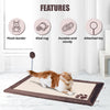 Trixie Scratching Cat Mat With Toy - Brown - Heads Up For Tails