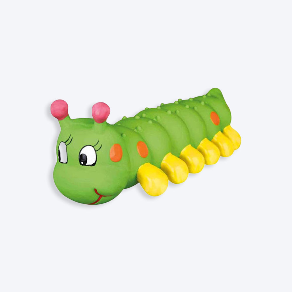 Trixie Caterpillar Latex Dog Toy with Motifs (26 cm, Assorted Colour)_02