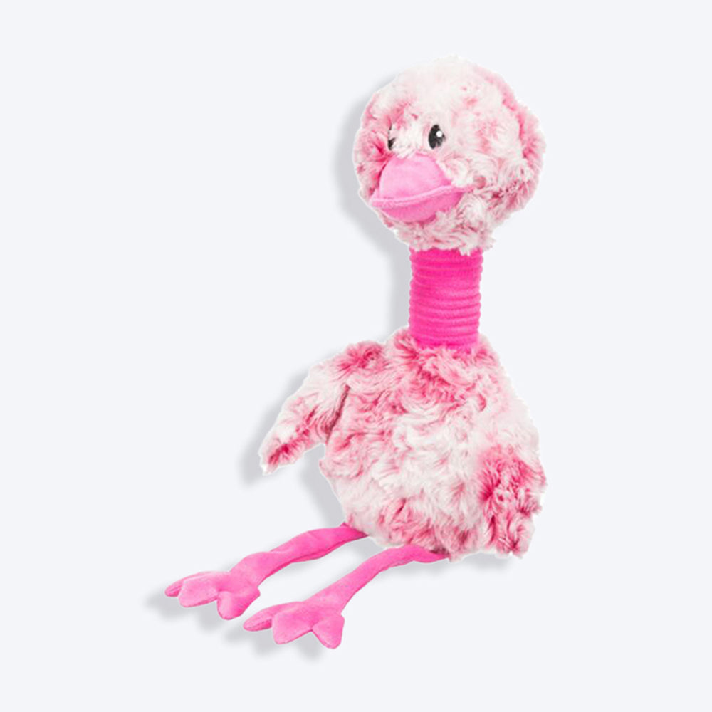 Trixie Bird With Sound Plush Dog Toy - Pink - 44 cm - Heads Up For Tails