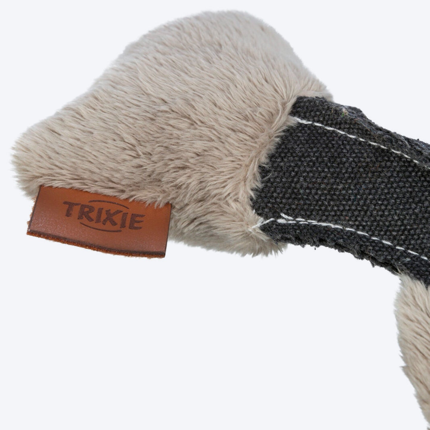 Trixie Be Nordic Hajo Flounder Plush Dog Toy - Black - 35 cm_03