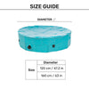 Trixie Cover For Dog Pool - Light Blue - Heads Up For Tails