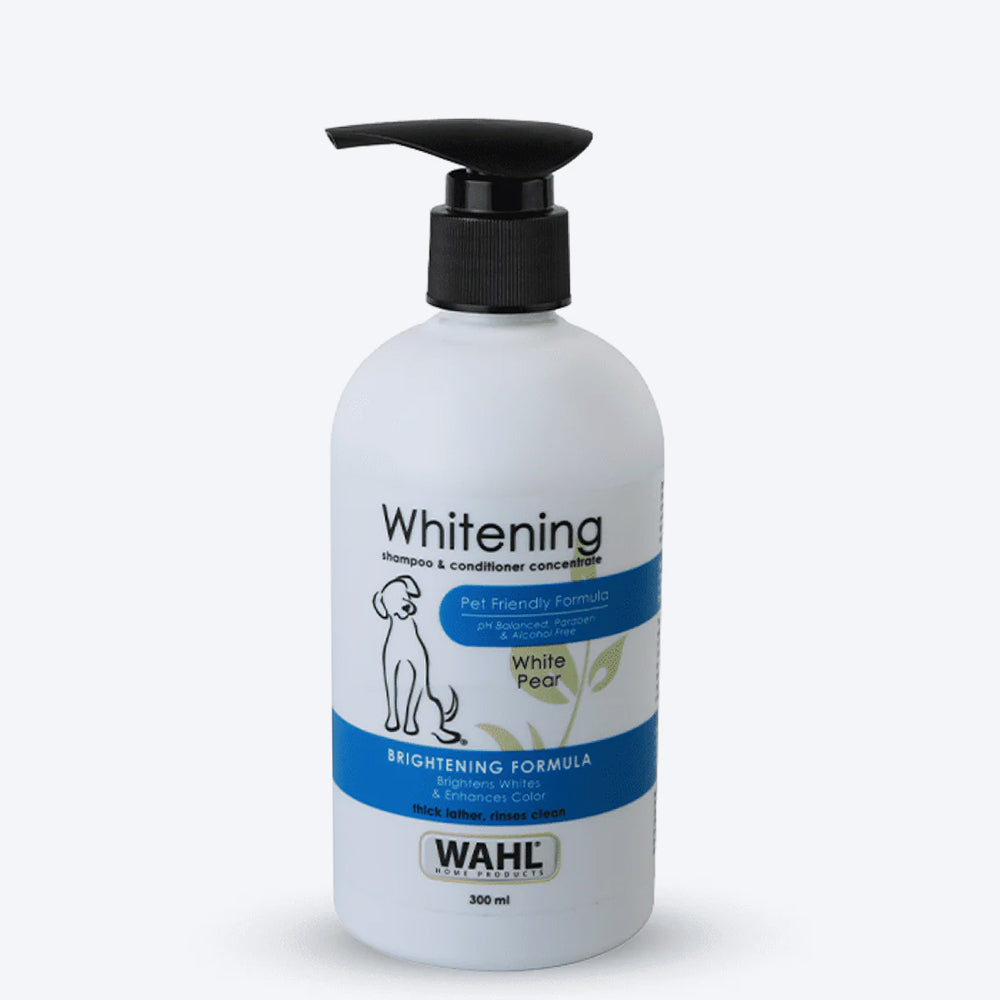 Wahl Whitening Brightening Concentrate Formula Dog Shampoo - White Pear - 700 ml