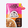 Kennel Kitchen (All Breeds & Ages) Lamb Chunks in Gravy Wet Dog Food - 80 g Packs - Heads Up For Tails