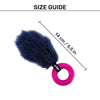 JOYSER Tail With Ring Chew Toy For Puppy - Pink & Blue - S/M - Heads Up For Tails