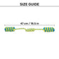 TLC Tug Loop Rope Toy For Dog - Blue & Yellow - Heads Up For Tails