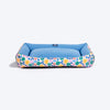 HUFT Bloomscape Lounger Bed For Dog - Blue - Heads Up For Tails