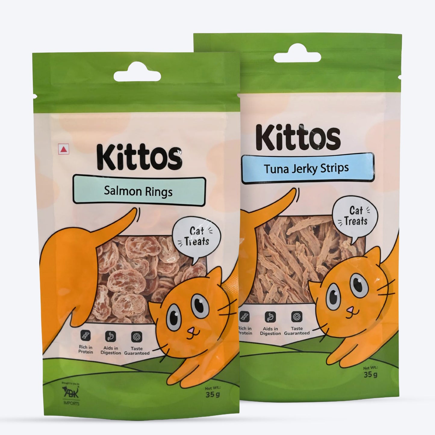 Kittos Purr-fect Seafood Specials Cat Treats Combo - Heads Up For Tails