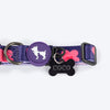 HUFT Midnight Meadow Collar For Dog - Purple