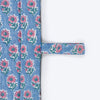 HUFT Jaipuri Phool Dog Mat - Blue & Pink