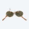 HUFT Squeakeroo Mouse Toy For Cat - Brown - Pack of 2